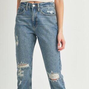 Just Black Denim Isa Hip Hugger Crop